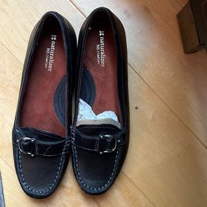 Brand new 9.5 black loafer type shoes by naturalizer